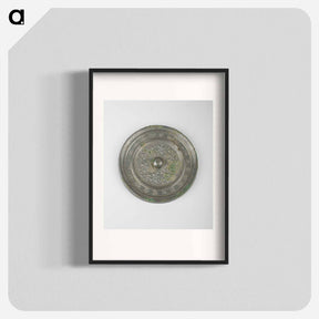 アートポスター-Mirror with Floral Medallions and Inscription
 - セントルイス美術館 Poster.