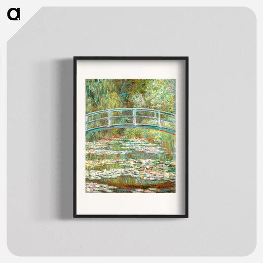 Bridge over a Pond of Water Lilies Poster. - artgraph.