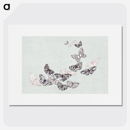 Cho senshu (One Thousand Butterflies) Poster. - artgraph.