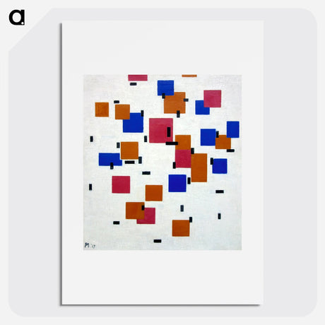 Piet Mondrian(ピエト モンドリアン) - Composition in colour A - ピエト モンドリアン Poster. - artgraph.「アートをもっと気軽に」世界の名画やアート作品をポスターなど身近なアイテムにプリントして販売するサイト「artgraph.」ポスター、アートフレーム、スマホケース、ノート…etcなど多くの製品を用意しております。専属アーティストの作品もあり、ここだけしか買えないアートに出会えます。│