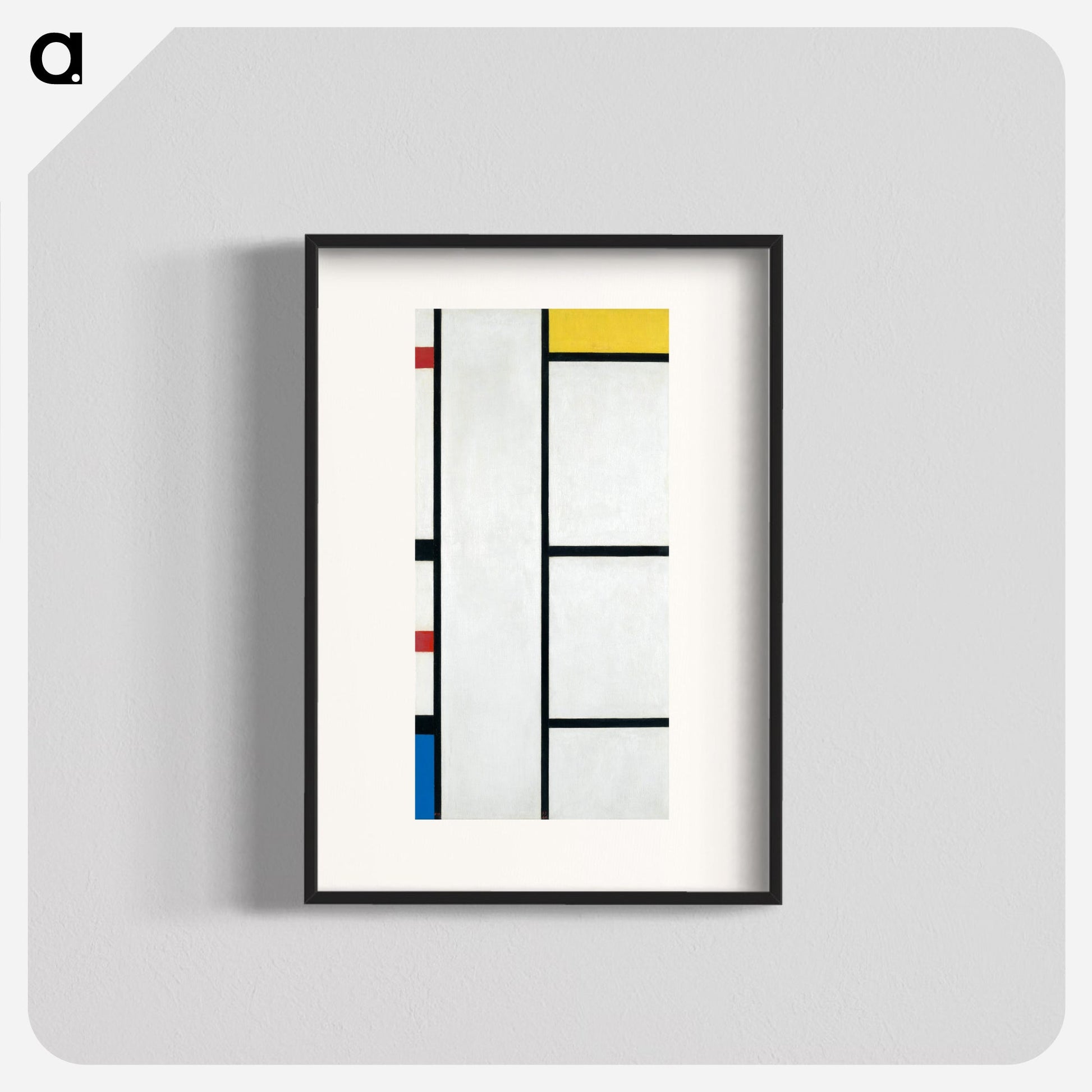 Composition with Red, Yellow, and Blue Poster. - artgraph.