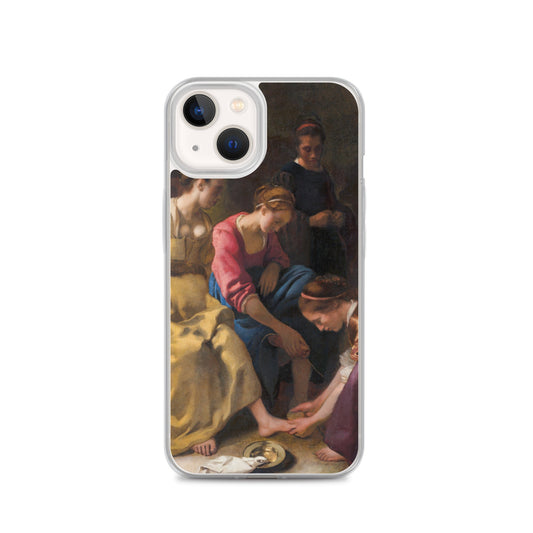 Diana and her Nymphs iPhone Case - artgraph.