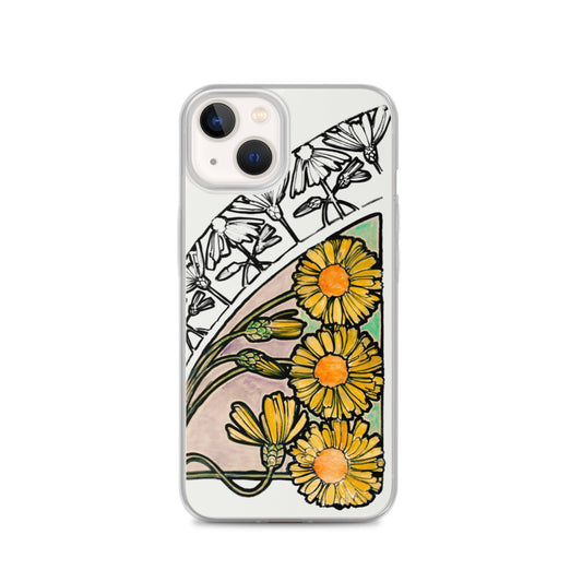 Floral motif for Fouquet boutique iPhone case - artgraph.