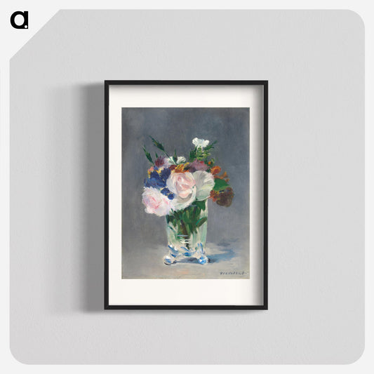 Flowers in a Crystal Vase Poster. - artgraph.