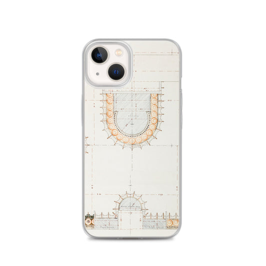 General plan of the mosaic for Fouquet jewelry store iPhone case - artgraph.