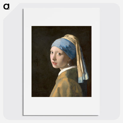 Girl with a Pearl Earring Poster. - artgraph.