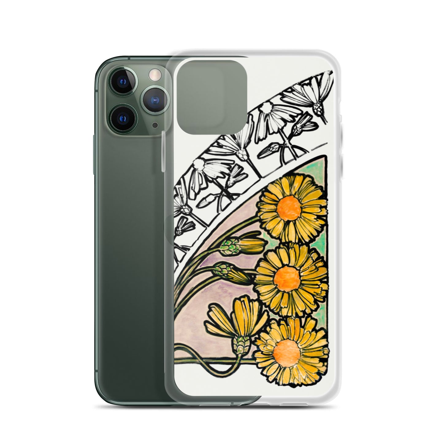 Floral motif for Fouquet boutique iPhone case