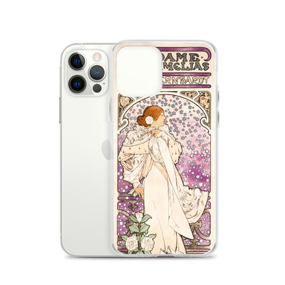 La dame, aux camelias, Sarah Bernhardt iPhone case