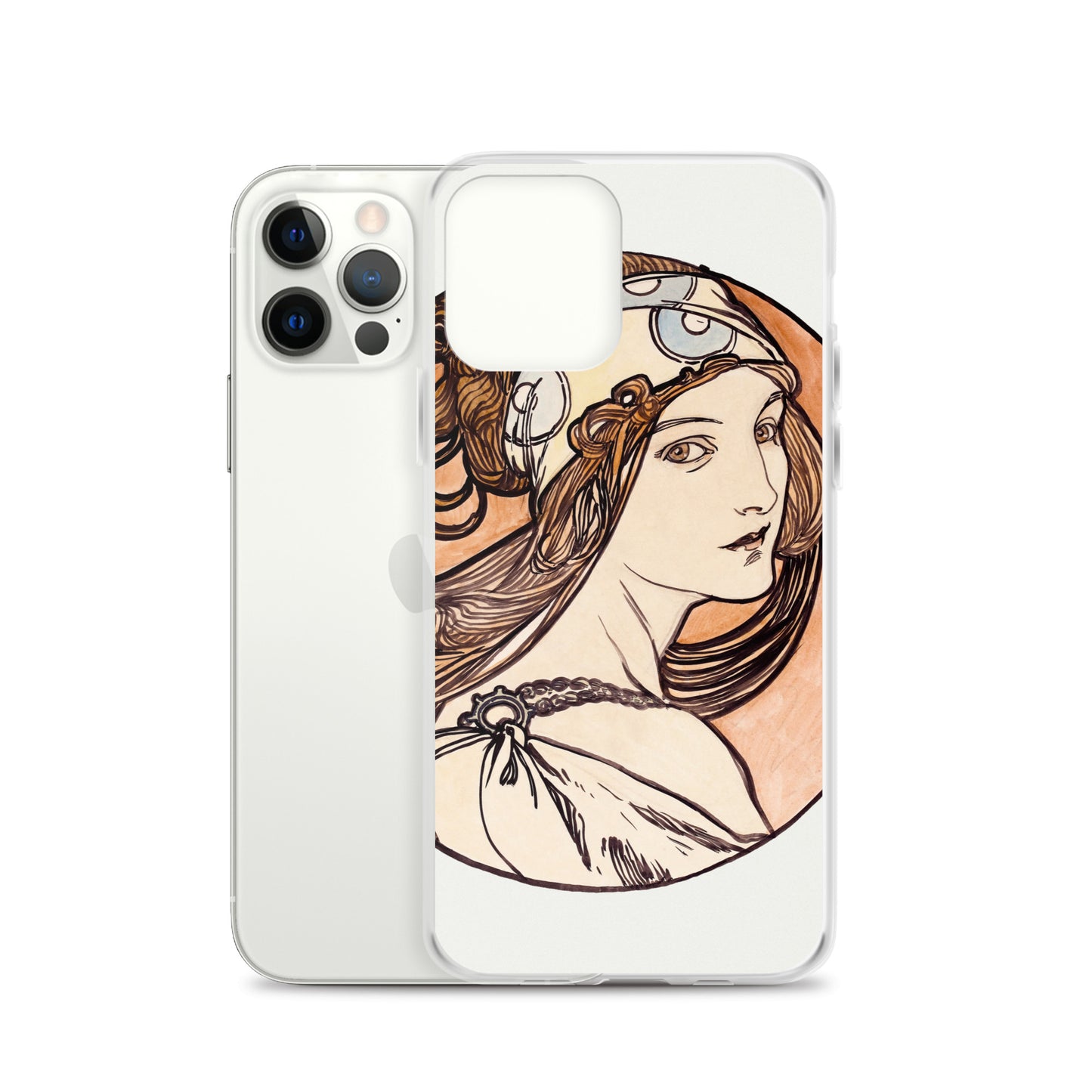 Stained glass window for the facade of the Fouquet boutique iPhone case