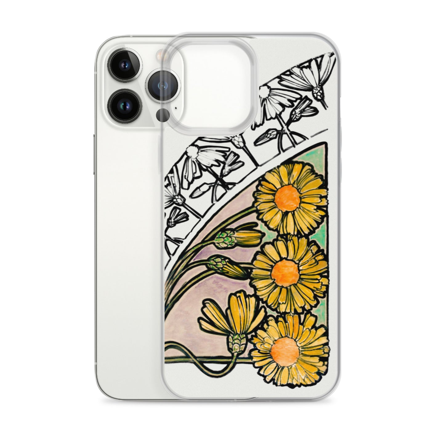 Floral motif for Fouquet boutique iPhone case