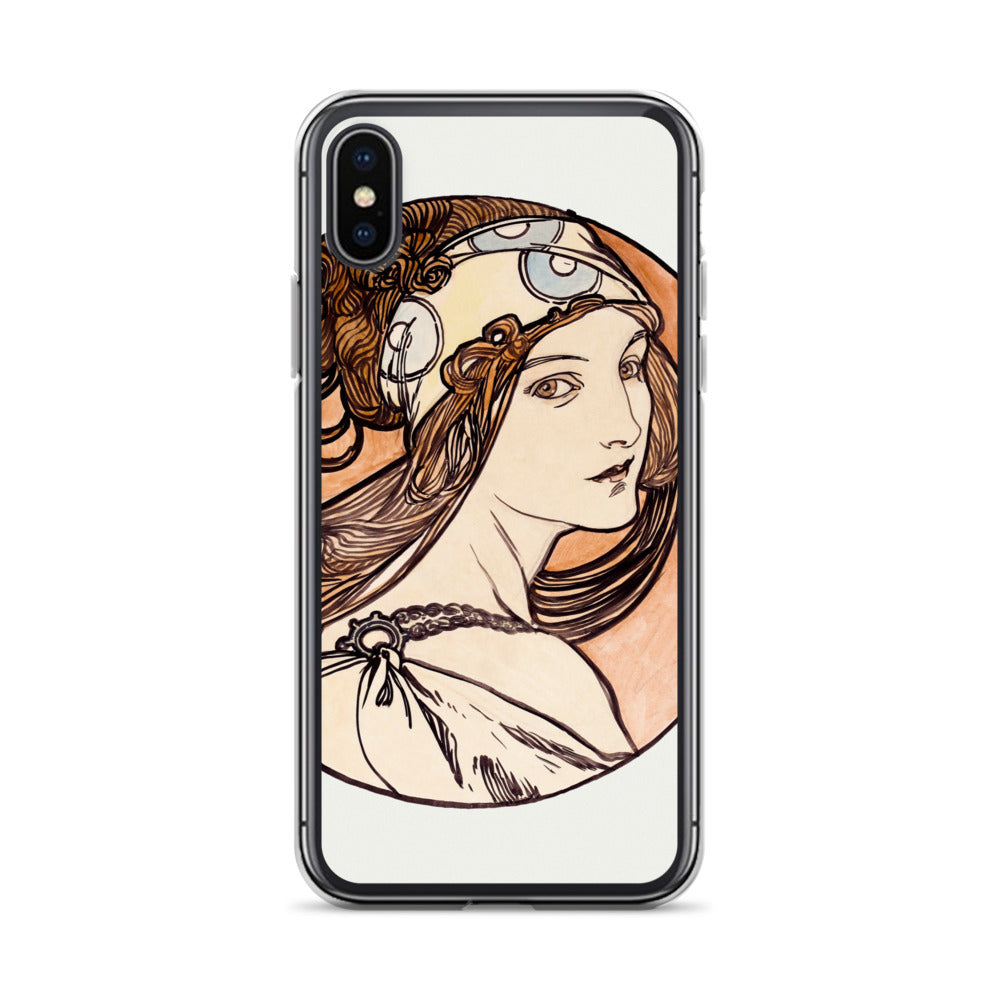 Stained glass window for the facade of the Fouquet boutique iPhone case