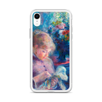Young Woman Sewing iPhone Case